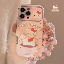Load image into Gallery viewer, Cortical Trojan cat applies to Apple 15promax mobile phone case iphone16 soft cute cartoon 17 lanyard 14 soft