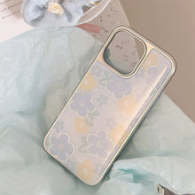 Load image into Gallery viewer, Gilt ins oil painting flower apple 16promax mobile phone case iphone15 Epoxy 17 suitable for huawei mate70