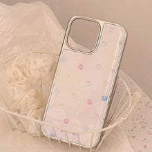 Load image into Gallery viewer, Gilt applicable Apple 15promax mobile phone case iphone16 color graffiti 17 electroplated silver 14 Epoxy Huawei