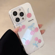 Load image into Gallery viewer, Gilt Ruby Cherry Mobile Phone Case Suitable for 16 Apple 17Promax Premium iPhone13 Hard 12 Generation 14