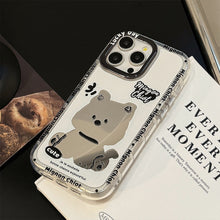 Load image into Gallery viewer, Sweet Cool Puppy Mirror Suitable for 16ProMax Apple 15 Mobile Phone Case iPhone17 Cartoon 12 Generation 11 Hand Rope
