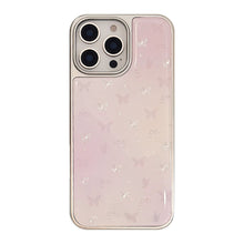 Load image into Gallery viewer, Gilt ins powder butterfly apple 16pro max mobile phone case iphone15 Epoxy 17 is suitable for huawei mate70.
