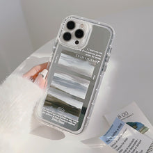 Load image into Gallery viewer, ins oil painting cloud sea for 16Pro Max Apple 17 mobile phone case iPhone literary style 13 mirror 11 advanced