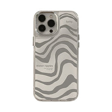 Load image into Gallery viewer, Abstract mirror iphone16 iPhone case 17promax simple 13 premium 11 makeup mirror 12 zebra pattern