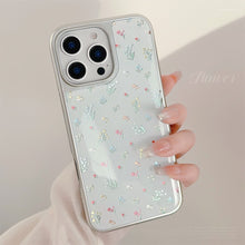 Load image into Gallery viewer, Gilt 15 Apple 16Pro Max mobile phone case iphone17 color flower 14 suitable for Huawei mate Epoxy