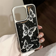 Load image into Gallery viewer, Gilt iphone16 Epoxy Case Apple 15Pro Max Mobile Phone Case 14 Dark Wind Butterfly 17 Suitable for Huawei