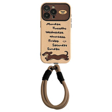 Load image into Gallery viewer, ins wind dachshund suitable for iphone14 apple 15 mobile phone case 16pro max cortex 17 trendy cool personality 13
