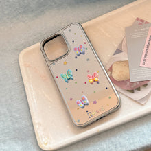 Load image into Gallery viewer, Three-dimensional butterfly is suitable for 16 Apple 15promax mobile phone case iphone17 electroplated mirror 13 sweet 15 generation