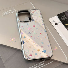 Load image into Gallery viewer, Dopamine star applies to 16 apple 15promax mobile phone case iphone17 mirror 13 electroplating 15 sweet cool hard