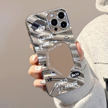 Load image into Gallery viewer, Cute couple avatar iPhone17 iPhone case 14promax plating 15 for 12 mirror 16 folds