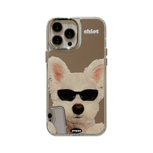 Load image into Gallery viewer, Applicable to Apple 15Pro mobile phone case max sunglasses dog iphone16 all-inclusive 13 trendy cool personality 14 mirror 17