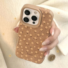 Load image into Gallery viewer, Autumn small flowers are suitable for iphone16 Apple 17promax mobile phone case 15 retro 14 suede 13 generation hair
