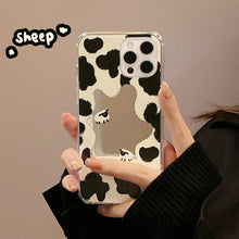 Load image into Gallery viewer, Mirror cow pattern is suitable for 16pro max Apple iphone15 mobile phone case 11pro delivery 14 anti-drop cover 17