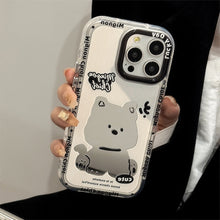 Load image into Gallery viewer, Sweet Cool Puppy Mirror Suitable for 16ProMax Apple 15 Mobile Phone Case iPhone17 Cartoon 12 Generation 11 Hand Rope