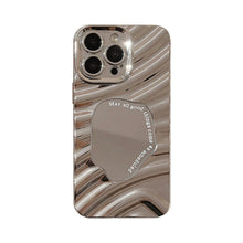 Load image into Gallery viewer, Irregular water ripple iPhone17 iPhone case 14promax mirror 11 advanced sense 16 suitable for Huawei