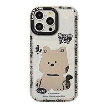 Load image into Gallery viewer, Sweet Cool Puppy Mirror Suitable for 16ProMax Apple 15 Mobile Phone Case iPhone17 Cartoon 12 Generation 11 Hand Rope