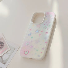 Load image into Gallery viewer, Gilt star iPhone17 mobile phone case Apple 15 small fresh 11 suitable for 16pro max sweet 14 glass