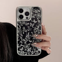Load image into Gallery viewer, Gilt Apple 16promax mobile phone case iphone17 electroplating 13/14 butterfly 15 premium sense suitable for Huawei