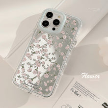 Load image into Gallery viewer, Mint ins pink rose mirror for 17 Apple 16 mobile phone case iPhone14ProMax Korean 12/11