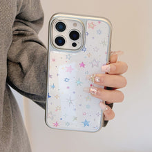 Load image into Gallery viewer, Gilt applicable to Apple 15promax mobile phone case iphone16 Epoxy dopamine star 17 electroplating 14 Huawei