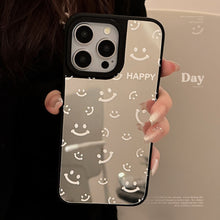 Load image into Gallery viewer, Applicable to Apple 16Pro mobile phone case max mirror smile full screen iphone15 minimalist 13 anti-drop 17 niche hard