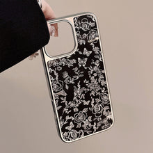 Load image into Gallery viewer, Gilt Apple 16promax mobile phone case iphone17 electroplating 13/14 butterfly 15 premium sense suitable for Huawei