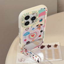 Load image into Gallery viewer, Dopamine love puppy is suitable for Apple 16 mobile phone case iphone17 mirror bracket 15promax delivery 14.