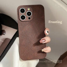 Load image into Gallery viewer, Applicable to iPhone15 iPhone case 14promax Maillard brown ins moon pit pattern 11 cortex 13 premium X