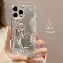 Load image into Gallery viewer, Cold wind flower mirror 16pro max apple iphone17 mobile phone case 15 sets 11 women 8plus suitable X