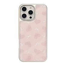Load image into Gallery viewer, Gilt Apple 16promax mobile phone case iphone17 love bow 14/13 electroplating suitable for Huawei P70