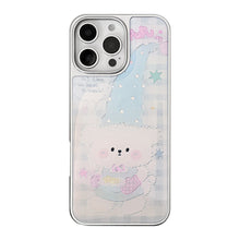 Load image into Gallery viewer, Gilt iphone16 mobile phone case 15promax plaid cartoon puppy 14 Apple 13 Epoxy 17 for Huawei