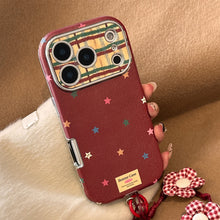 Load image into Gallery viewer, Color star contrast creative application iphone17promax mobile phone case Apple 16 anti-drop 13 all-inclusive 15 hand rope