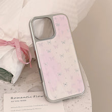 Load image into Gallery viewer, Gilt ins powder butterfly apple 16pro max mobile phone case iphone15 Epoxy 17 is suitable for huawei mate70.