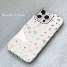 Load image into Gallery viewer, Gilt mobile phone case Apple 16 color small floral 17promax for iPhone14 anti-drop 11 glass 13 hard