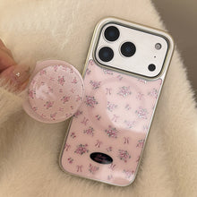 Load image into Gallery viewer, Gilt crushed flower applies to Apple 17promax mobile phone case 15 magnetic suction bracket iphone16 electroplating 14 Huawei