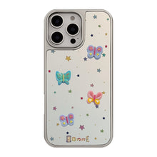 Load image into Gallery viewer, Three-dimensional butterfly is suitable for 16 Apple 15promax mobile phone case iphone17 electroplated mirror 13 sweet 15 generation