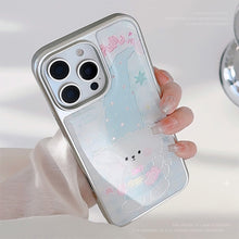 Load image into Gallery viewer, Gilt iphone16 mobile phone case 15promax plaid cartoon puppy 14 Apple 13 Epoxy 17 for Huawei