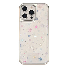 Load image into Gallery viewer, Gilt applicable to Apple 15promax mobile phone case iphone16 Epoxy dopamine star 17 electroplating 14 Huawei