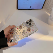 Load image into Gallery viewer, Diamond cat iPhone16 iPhone case 17 Electroplated mirror 13 Advanced sense 12 Applicable to 15pro max