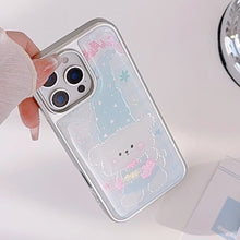Load image into Gallery viewer, Gilt iphone16 mobile phone case 15promax plaid cartoon puppy 14 Apple 13 Epoxy 17 for Huawei