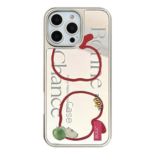 Load image into Gallery viewer, Premium sense is suitable for 16promax mobile phone case iphone17 mirror line Apple 15 electroplating silver 13 generation