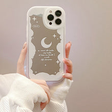 Load image into Gallery viewer, Mirror Starry Sky Cloud 14 for iphone16 mobile phone case 15promax Apple 12 matte Xs makeup mirror 11