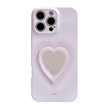 Load image into Gallery viewer, Love mirror three-dimensional application iphone16 mobile phone case Apple 15promax film soft 13 all-inclusive 17 niche