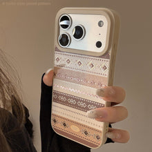 Load image into Gallery viewer, Gilt leather Apple 17promax mobile phone case 16 for iPhone15 personalized brown texture 13 Huawei Samsung