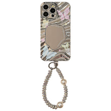 Load image into Gallery viewer, Color butterfly iPhone15 iPhone case 17 premium sense 11 mirror 13promax for 16 lanyard hard