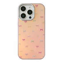Load image into Gallery viewer, Gilt sweet bow for iphone17Promax mobile phone case 15 laser 13 anti-drop 14 Korean 11 hard