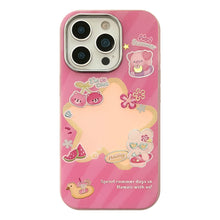 Load image into Gallery viewer, Gilt rose red cartoon for iphone17 mobile phone case Apple 15Promax anti-drop 14 electroplating 13 laser 11