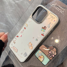 Load image into Gallery viewer, Korean ins electroplated mirror surface is suitable for 16 Apple 15Pro Max mobile phone case iphone17 Puppy Shake Music 13