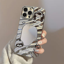 Load image into Gallery viewer, Cute couple avatar iPhone17 iPhone case 14promax plating 15 for 12 mirror 16 folds