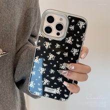 Load image into Gallery viewer, Gilt flower apple 17promax mobile phone case 16 for iPhone15 anti-drop 14 dark wind 13 hard premium
